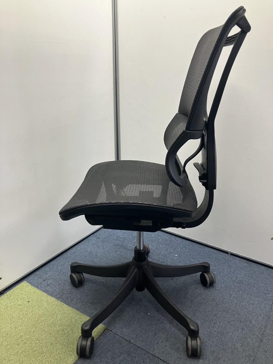 中古】スマート Ergohuman/エルゴヒューマン 肘無ハイバックチェア 