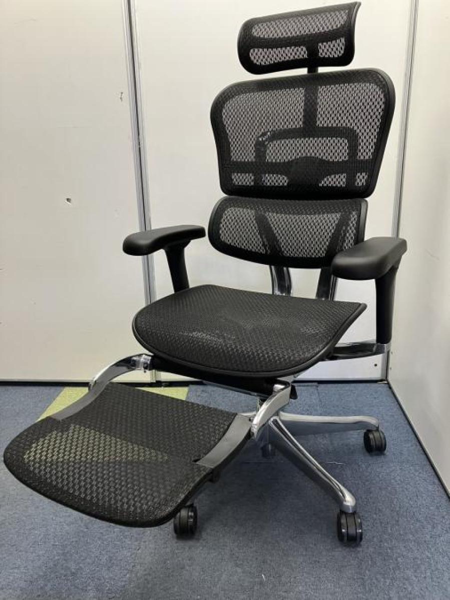 中古】プロオットマン Ergohuman/エルゴヒューマン 肘付ハイバック