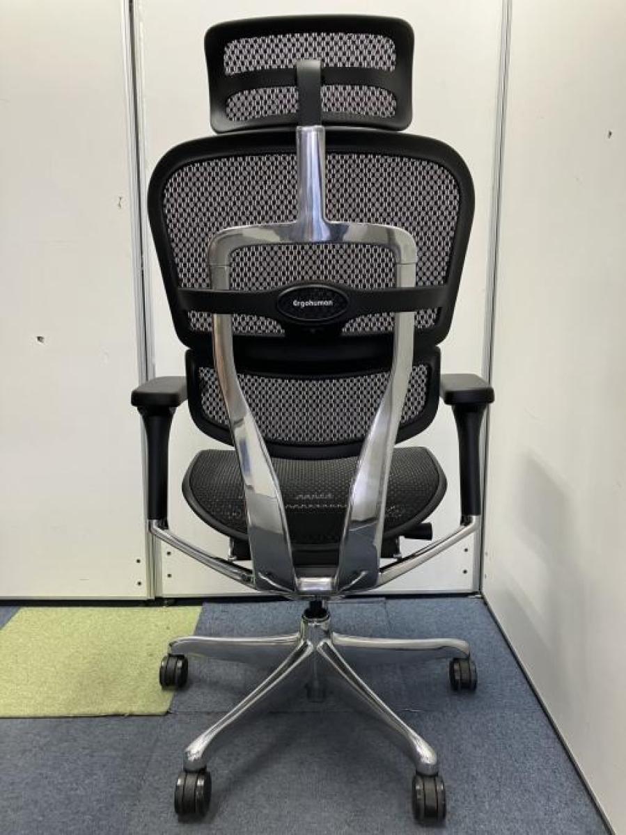 中古】プロオットマン Ergohuman/エルゴヒューマン 肘付ハイバック