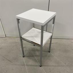 【使い勝手の良い小型タイプ！】■okamura製　電話台　W350mm×D350mm　ホワイト　電話台やアルコール消毒液スタンドとしても！　テレホンスタンド　電話台！！