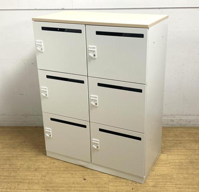【中古】iNON NPLH-6XM59SAW コクヨ（KOKUYO） 6人用パーソナルロッカー