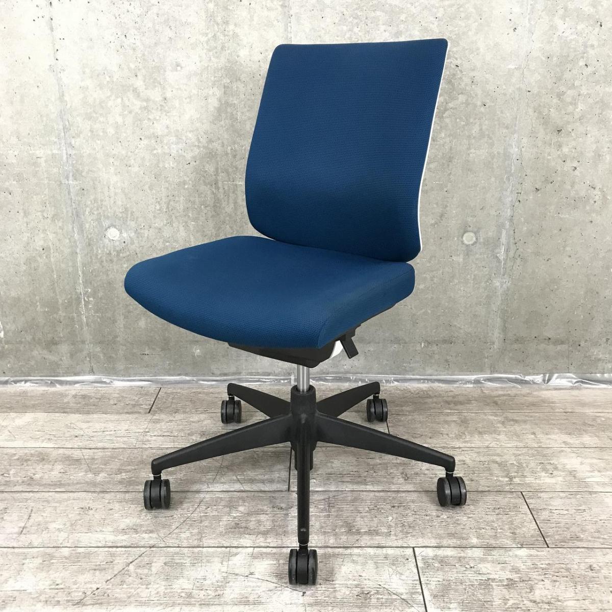 【オフィスの王道！納得の座り心地！魔法のように売れ続けている定番のオフィスチェア！】■コクヨ（KOKUYO）製　ウィザード2（wizard2）チェア　肘無し　ハイバック　■ランバーサポート付き　■ターコイズブルー×ホワイトシェル×ブラック脚【2509】弊社使用欄【A01032306】
                        ウィザード2
                                    中古
            