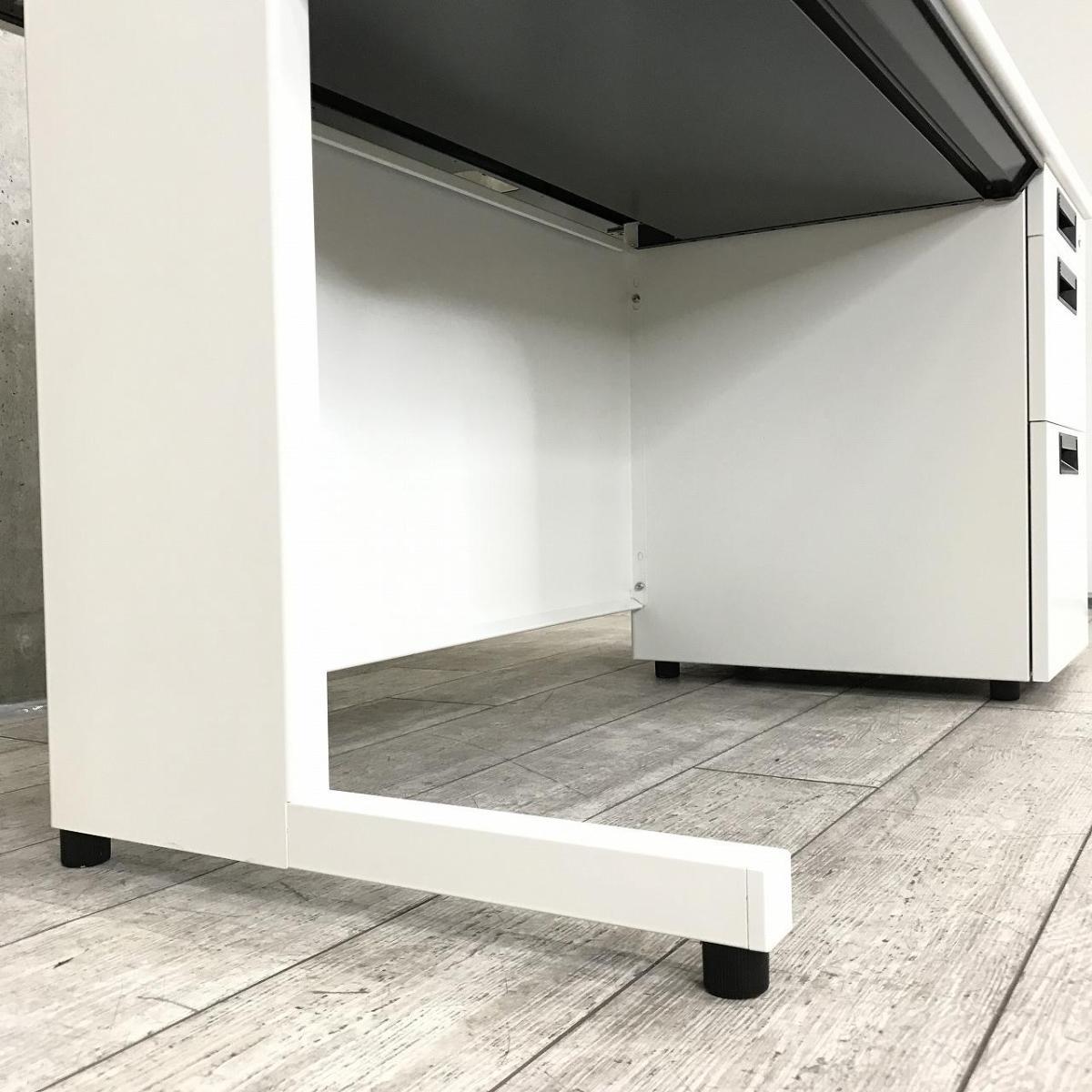 中古】フラットライン SP-T147 WH プラス/PLUS 片袖机 568431 - 中古