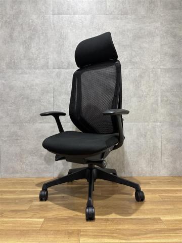 【中古】シルフィーメッシュ  オカムラ（okamura） 肘付ハイバックチェア