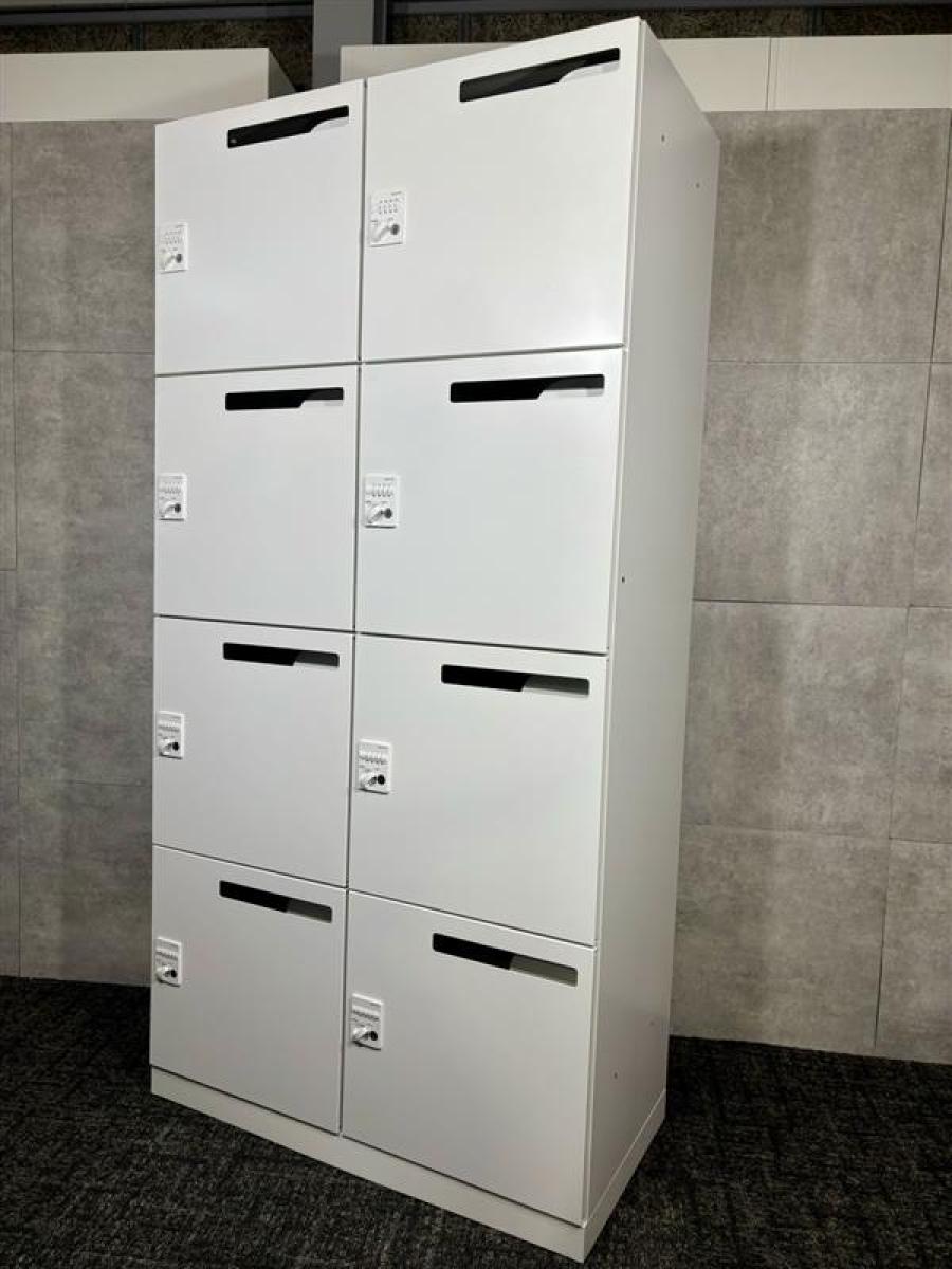 【フリーアドレス化をご検討の会社様に！】コクヨ　8人用　ロッカー　パーソナルロッカー　ダイヤル錠　ホワイト　中古　博多　天神オフィスバスターズ/中古//九州最大級
                        エディアロッカー
                                    中古
            