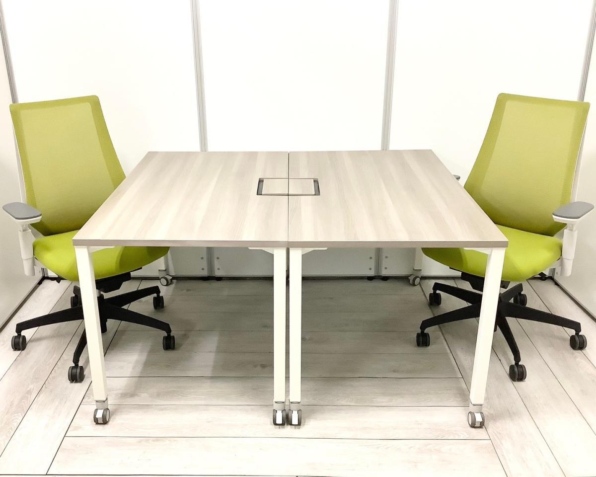 引取限定 オフィス家具 会議テーブルチェアセット 椅子4脚 OKAMURA 引取限定 オフィス家具 会議テーブルチェアセット 椅子4脚 OKAMURA