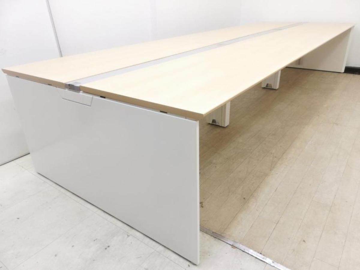 【コミュニケーション活性化や業務効率化、採用率UPにも繋がる！　固定席よりお得に揃えられます！】■オカムラ(okamura)製　フリーウェイ(ProUnit Freeway)　フリーアドレスデスク　■ナチュラル×ホワイト　■W6000
                        プロユニットフリーウェイ
                                    中古
            