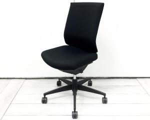 【在庫入替セール】ワークチェア ブラックボディ アームレストなし ハンガーなし オススメ(おすすめ) 大人気 ・KOKUYO/コクヨ ・Wizard3/ウィザード3 肘外し　【倉庫品在庫】