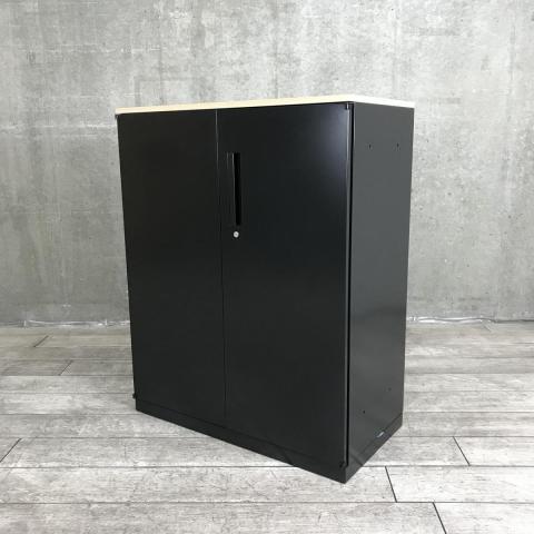 【中古】HSシリーズ 5-820-5201 ウチダ（UCHIDA) ローキャビネット／両開き