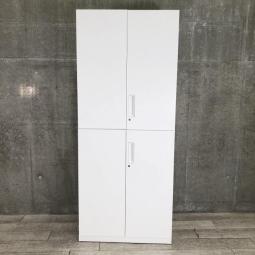 【スタンダードな収納！握りやすい取っ手！ホワイト色で明るい空間に】■コクヨ（KOKUYO）製　エディアシリーズ　■W900mm×D450mm×H2100mm　■色：ホワイト