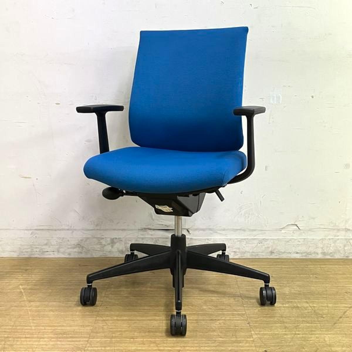 中古】ウィザード3 樹脂 CRS-G3620F6 コクヨ/KOKUYO 肘付ローバック