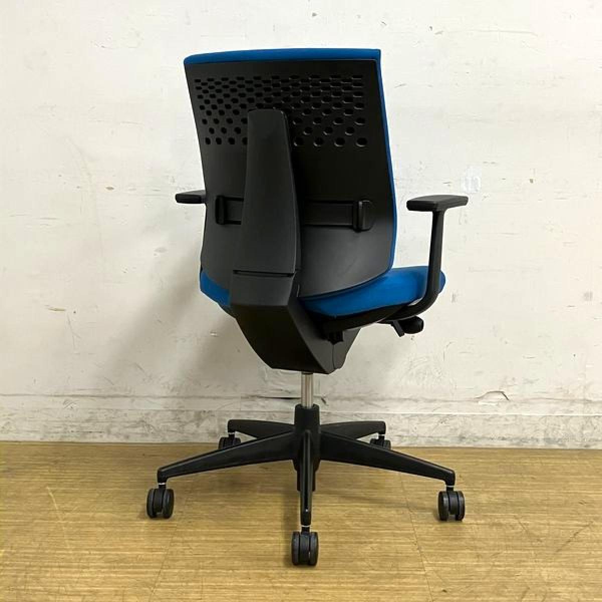 中古】ウィザード3 樹脂 CRS-G3620F6 コクヨ/KOKUYO 肘付ローバック