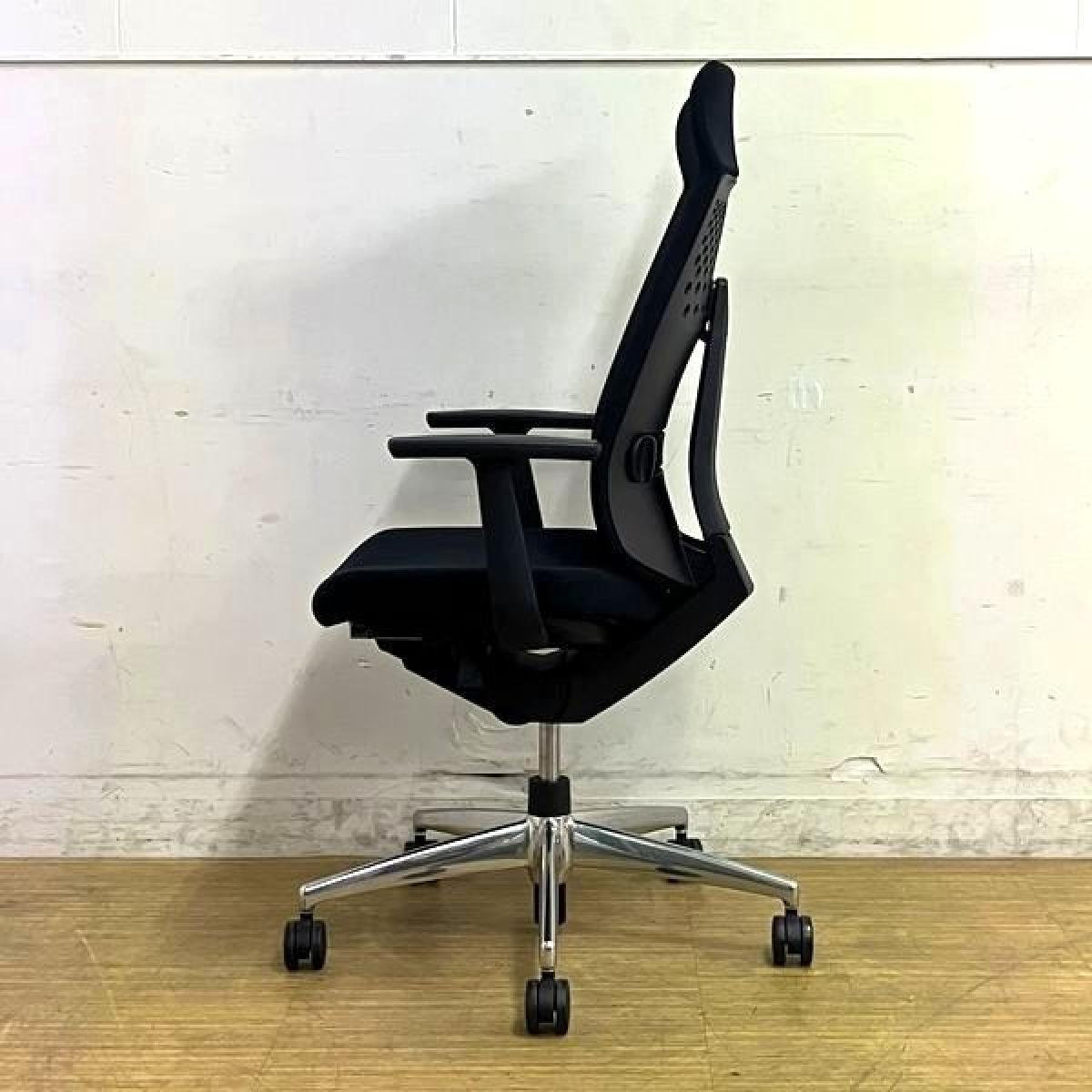 中古】ウィザード2 CRS-G1824F コクヨ/KOKUYO 肘付ハイバックチェア