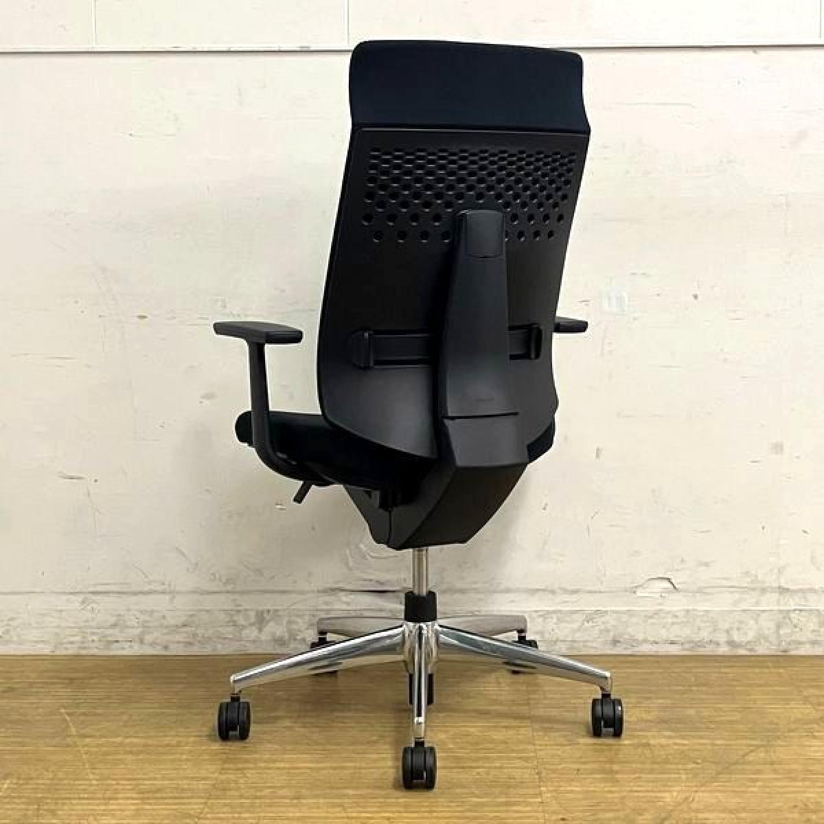 中古】ウィザード2 CRS-G1824F コクヨ/KOKUYO 肘付ハイバックチェア