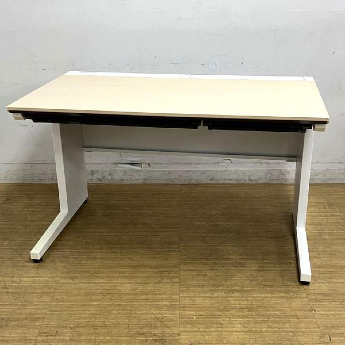 【在庫入替セール】コクヨ　iSシリーズ　平机　天板：ホワイトナチュラル（M10）　本体：ホワイト　定番のW1200サイズ　引き出し付き【愛知・名古屋・豊田・静岡・浜松】
                        iSシリーズ
                                    中古
            