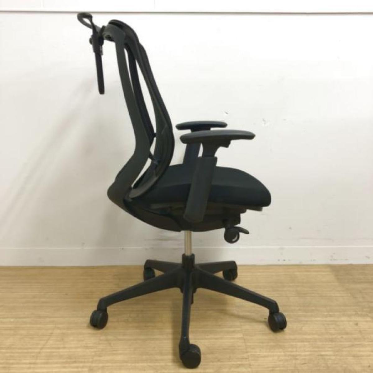 中古】シルフィーメッシュ C636XR FMP1 オカムラ/okamura 肘付