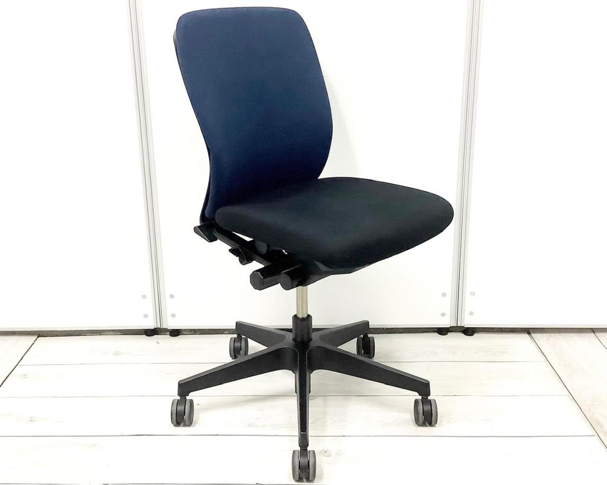 中古】フルゴ KF-430GB-T1B2 イトーキ/ITOKI 肘無ローバックチェア