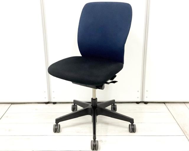 【中古】フルゴ KF-430GB-T1B2 イトーキ（ITOKI） 肘無ローバックチェア