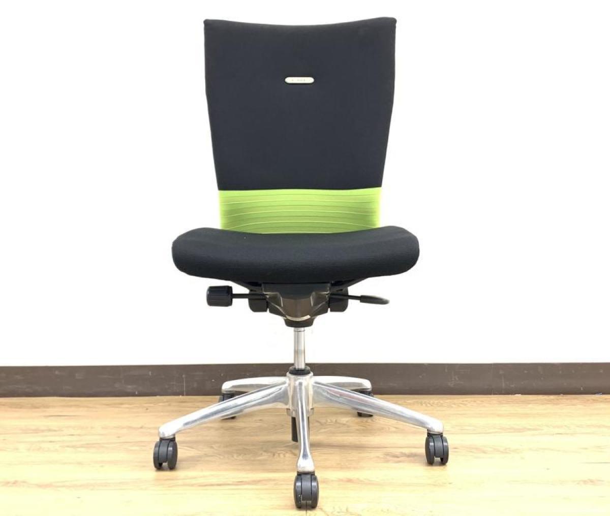 中古】フィーゴチェア CJ35BR オカムラ/okamura 肘無ハイバックチェア