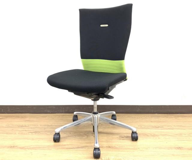 【中古】フィーゴチェア CJ35BR オカムラ（okamura） 肘無ハイバックチェア