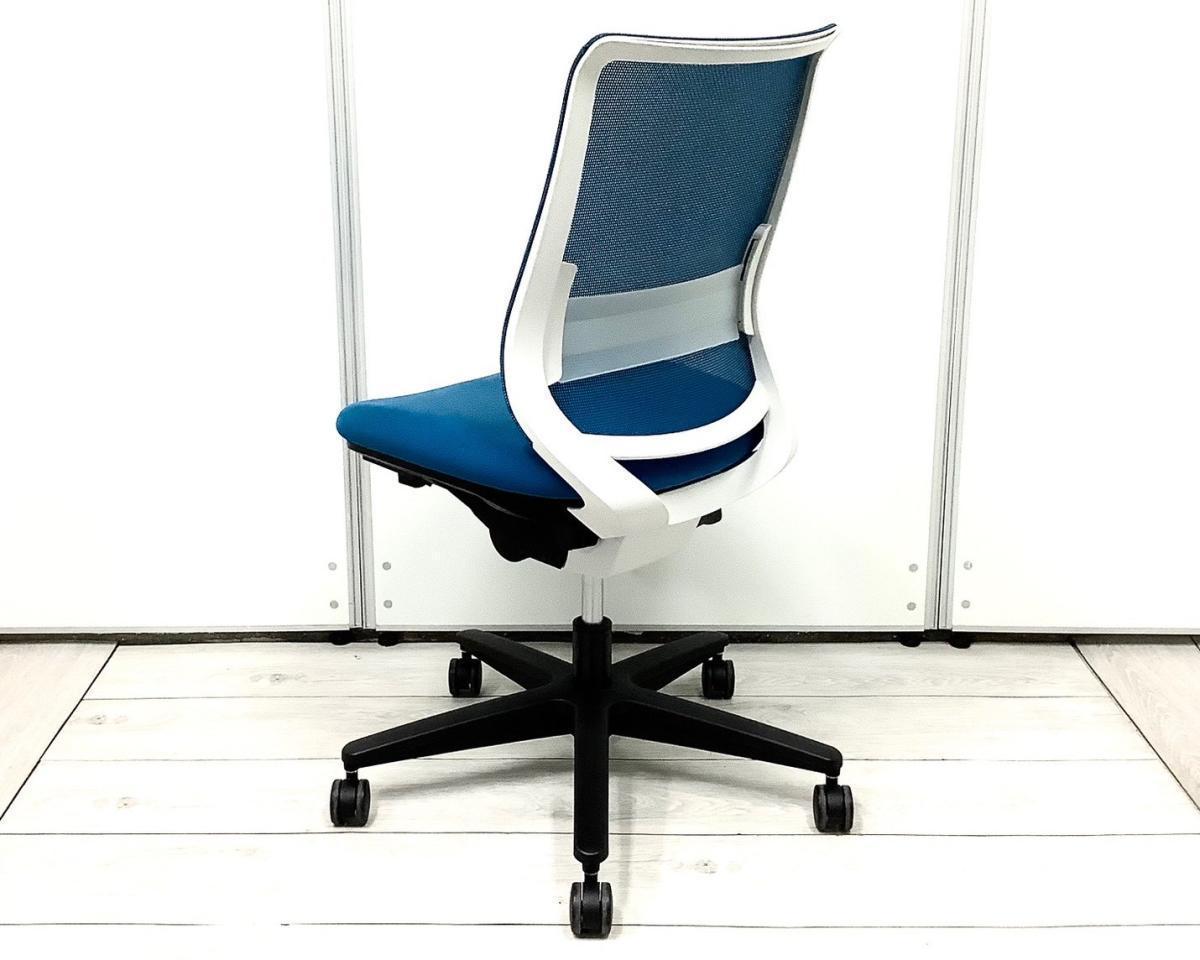 中古】ミトラシリーズ コクヨ/KOKUYO 肘無ローバックチェア 568943