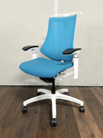 【中古】エフメッシュ KG-170JBH-W9A3 イトーキ（ITOKI） 肘付ハイバックチェア