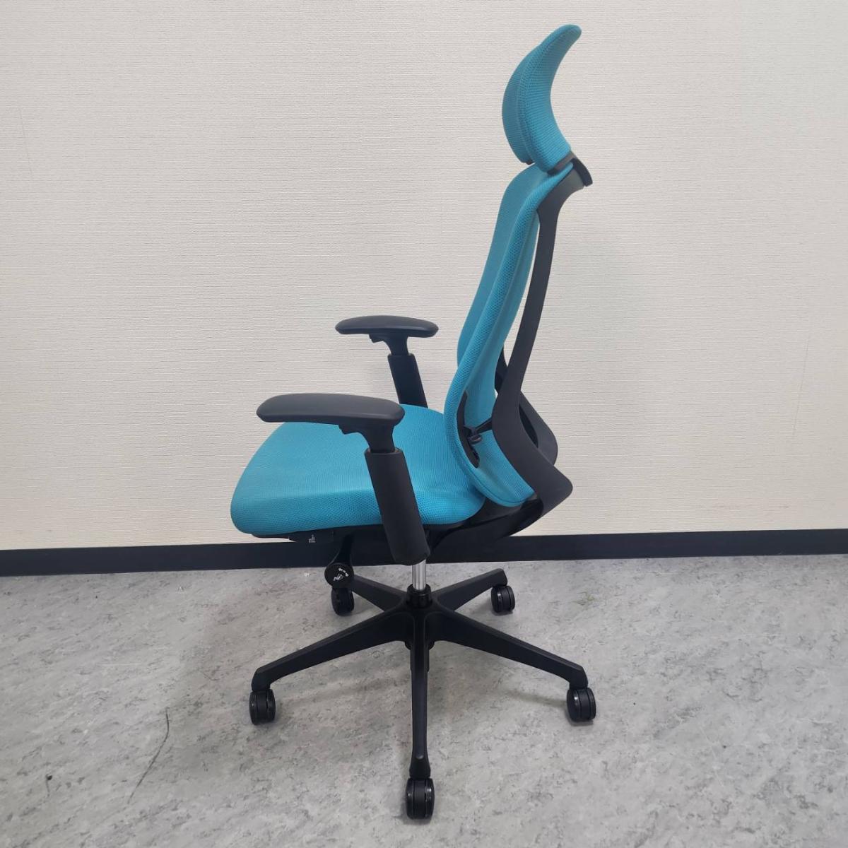 zw　オカムラ　シルフィーチェア　前傾機能　ハイバック　クッションタイプ 中古 中古】シルフィー オカムラ/okamura 肘付ハイバックチェア 568992