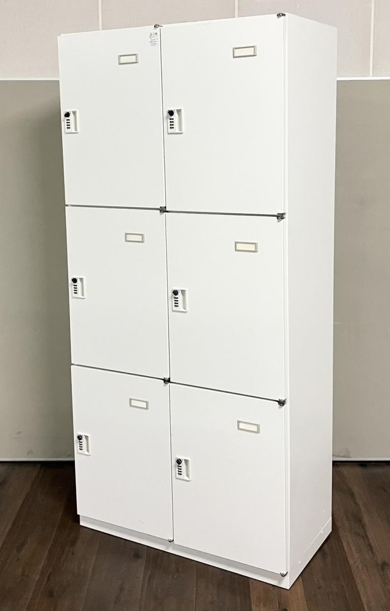 【中古】シンラインロッカー HCM-189HSR-W イトーキ/ITOKI 6人用パーソナルロッカー 569040 - 中古オフィス家具なら ...