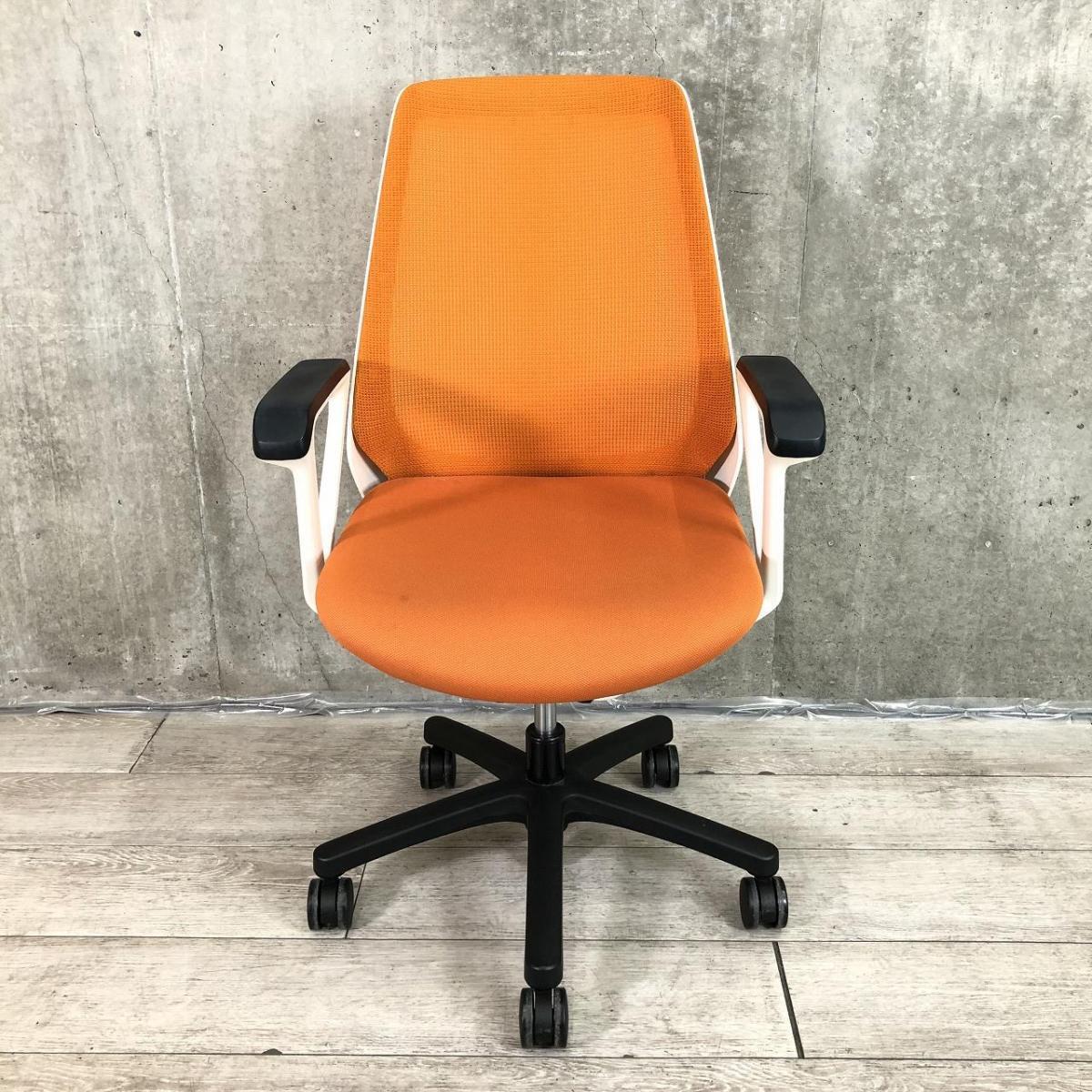 中古】ノナ KZ-330JB-W9D3 イトーキ/ITOKI 肘付ハイバックチェア