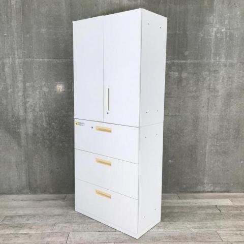 ハイキャビネット／両開き＋3段ラテラルの格安販売 - 中古オフィス家具