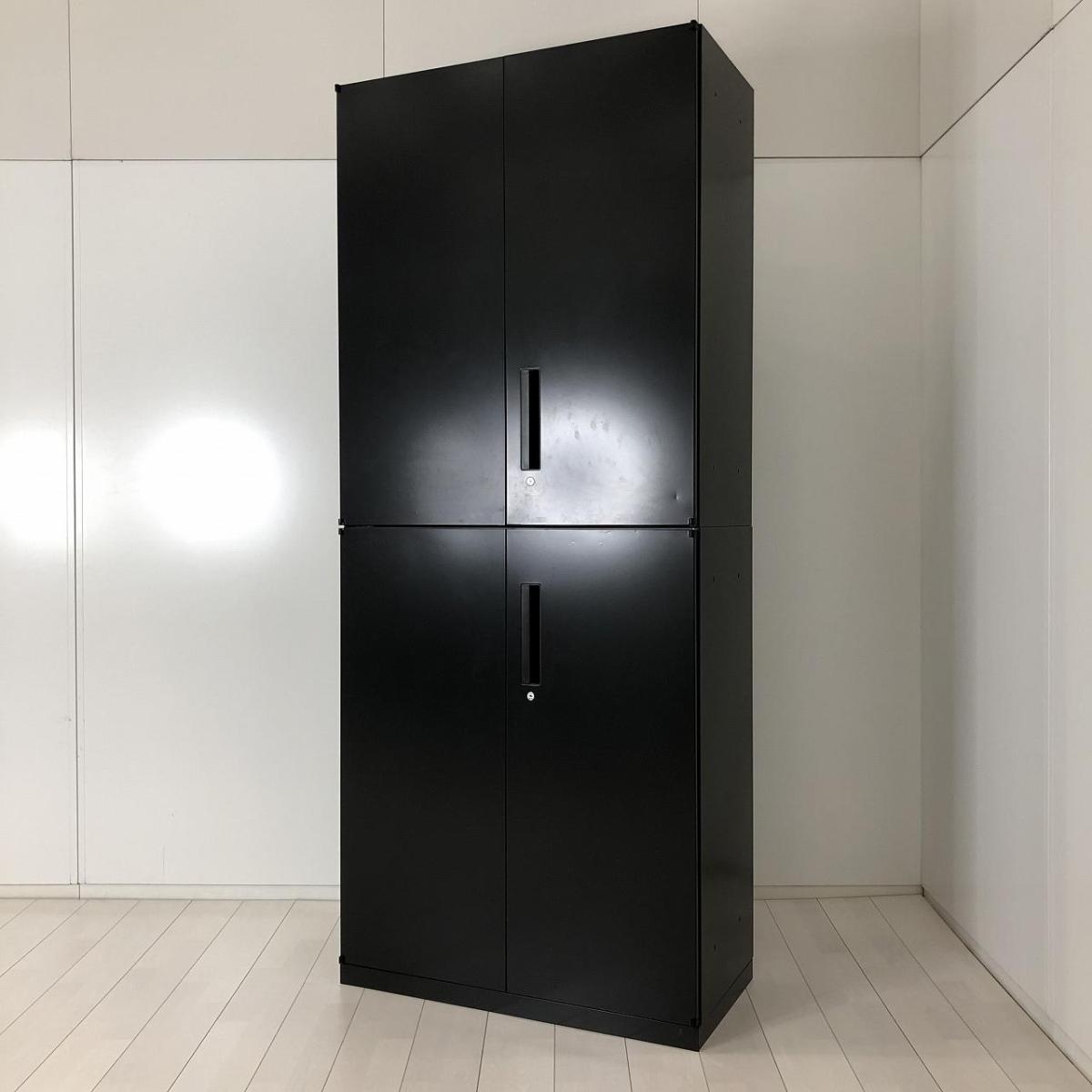 【これ1台で書類整理の問題が解決！上下で6段分の大容量収納！】■ウチダ(UCHIDA)製　ハイパーストレージ(HS)シリーズ　上下両開き書庫セット　H2150㎜　■シリンダー錠　■色：ブラック【搬入時は上下別の2個口での納品となるためエレベーター搬入も安心！】【弊社使用欄：A01052713/A01052712】【KN】
                        HSシリーズ
                                    中古
            