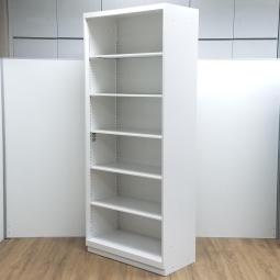 【出し入れしやすい！大容量オープンキャビネット！よく使う資料やカタログ収納にオススメ！】■イトーキ（ITOKI）製　シンラインシリーズ　オープンキャビネット　ハイキャビネット　H2150㎜　■ホワイト