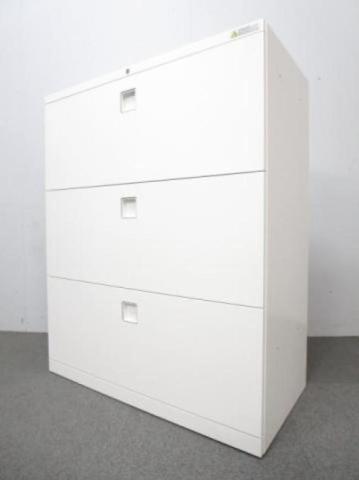 【中古】レクトライン 4BG3ZC-ZA75 オカムラ（okamura） ローキャビネット／ラテラル