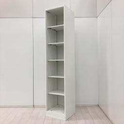 【幅450㎜】【扉が無いから出し入れしやすい！コンパクトサイズでスペースを有効活用！】■オカムラ(okamura)製　レクトラインシリーズ　オープン書庫　ハイキャビネット　W450×H2150㎜　■ホワイト