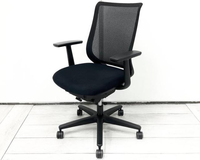 【中古】ミトラシリーズ CRS-G2900E6 コクヨ（KOKUYO） 肘付ローバックチェア