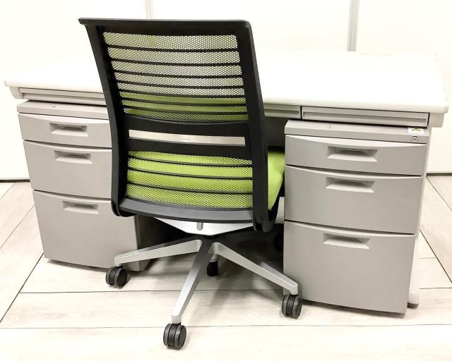 【中古】SD-Vシリーズ DS20VD-MB51 　/　CZ-046MACSNB-WE オカムラ（okamura） 平デスクセット