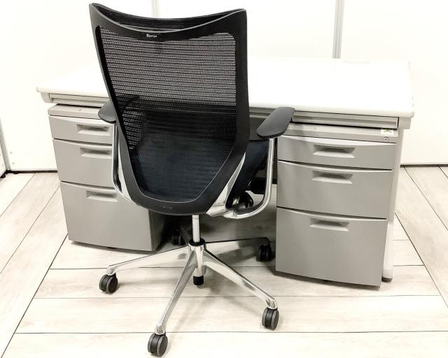 【中古】SD-Vシリーズ DS20VD-MB51 　/　CZ-046MACSNB-WE オカムラ（okamura） 平デスクセット