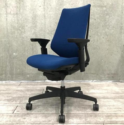 【中古】デュオラ クッション CRS-G3100E6 コクヨ（KOKUYO） 肘付ハイバックチェア