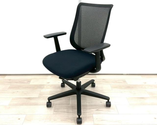 【中古】ミトラシリーズ CRS-G2900E6 コクヨ（KOKUYO） 肘付ローバックチェア