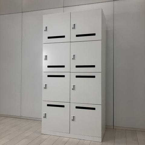【中古】ピクスライン 4BM33Y ZA75 オカムラ（okamura） 8人用パーソナルロッカー