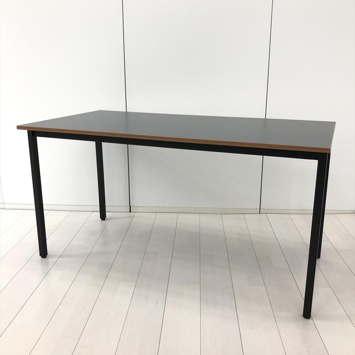 【ちょっとした打ち合わせや作業にもオススメの会議テーブル！パーソナルデスクにも！】■ガラージ(Garage)製　ミーティングテーブル　角テーブル　W1400×D700㎜　■ブラック
                        その他シリーズ
                                    中古
            