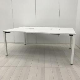 【4～8人用の大型テーブルが入荷！重厚感のある人気なカラーリング！フリーデスクとしても使用可能！】
■イトーキ（ITOKI）製　アクトリンク（ActLink）　■横幅1800㎜奥行1200㎜ 1枚天板　■ホワイト