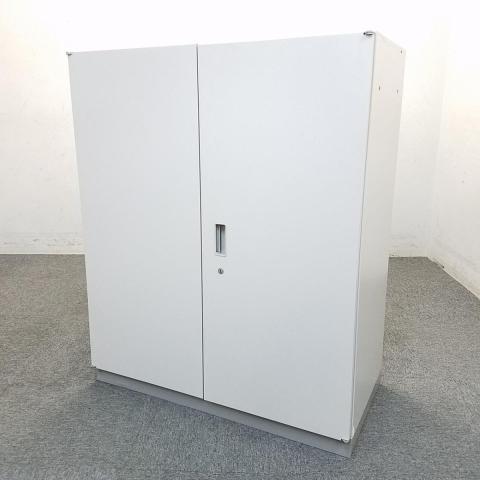 【中古】シンライン HTM-109HSS-WE イトーキ（ITOKI） ローキャビネット／両開き