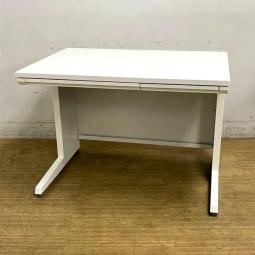 オカムラ　アドバンス　平机　W1000のコンパクトサイズ　ホワイト　中央引き出し付き【愛知・名古屋・豊田・静岡・浜松】