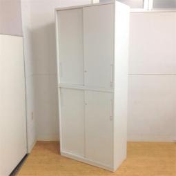 【5セット入荷！】コクヨ製エディア　引き違い書庫　白　ホワイト　書庫セット　会社　起業　増床