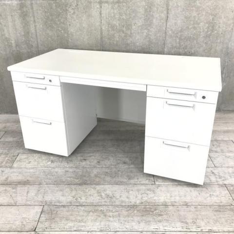 【中古】LEED  プラス（PLUS） 両袖机