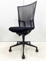 【在庫入替セール品！】【シンプルなデザインの中に柔軟さと耐久性を兼ね備えたワークチェア！】■ハイバック　背ヌード（背面メッシュ）■ブラック/内田洋行（UCHIDA）　アクトディア（Actdia）
