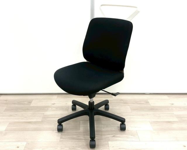 未使用】 国産ハイバックチェア デスクチェア 1脚 肘無チェア(椅子)の