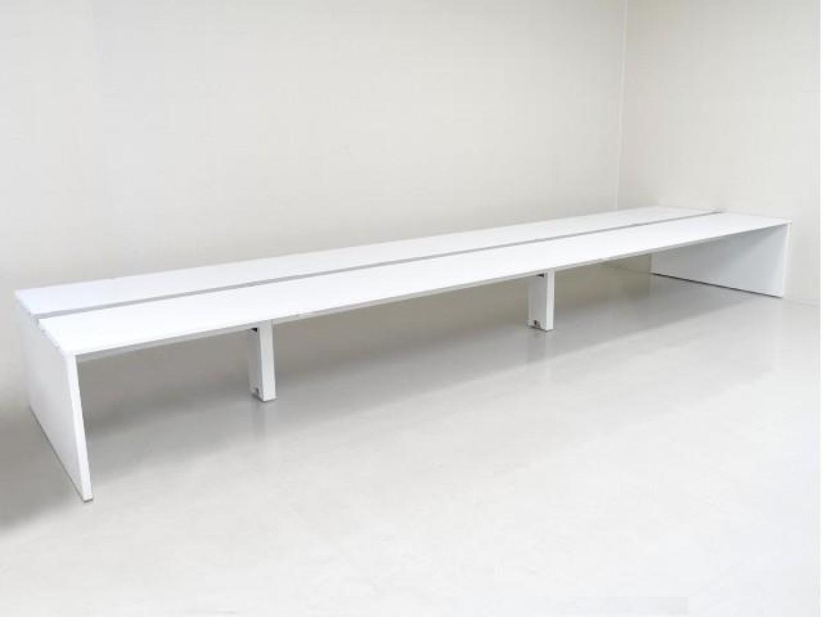 【関西倉庫入荷】■オカムラ/プロユニットフリーウェイ　フリーアドレスデスク　幅7200㎜×奥行1400mm　■天板ホワイト×脚ホワイト【12名での利用に最適なサイズ！】
                        プロユニットフリーウェイ
                                    中古
            