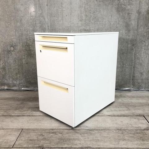 【中古】アドバンス  オカムラ（okamura） ワゴン3段